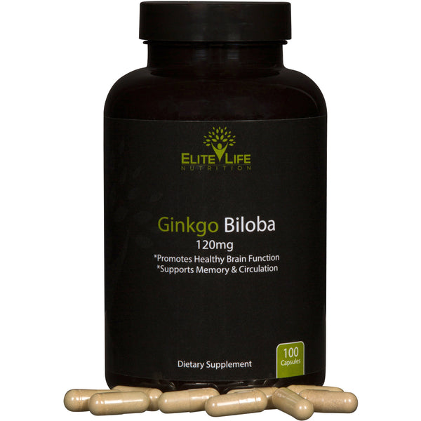 Pure Ginkgo Biloba 120mg - Breakthrough Brain Support Nutrient
