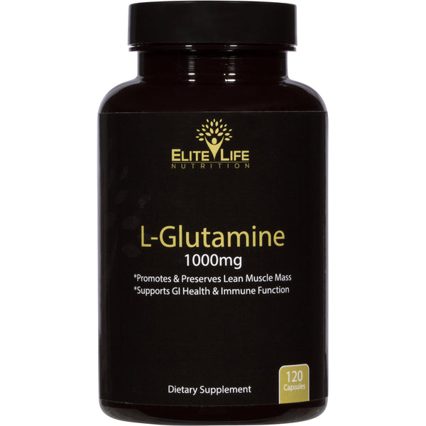 Pure L-Glutamine 1000mg - Powerful Nutrient For Muscle Support