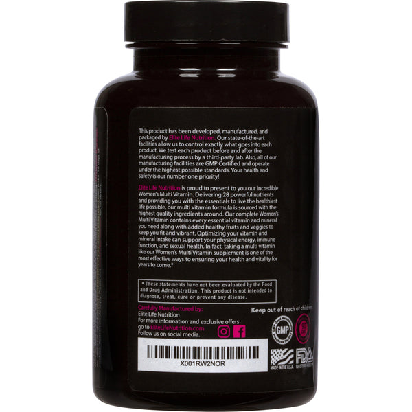 Women's Multivitamin - 28 Powerful Nutrients, Vitamins, and Minerals