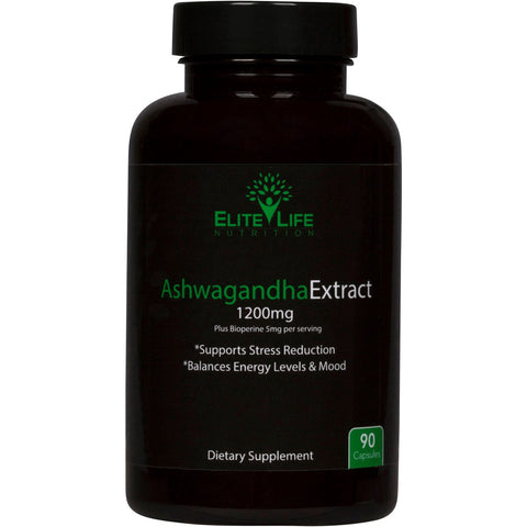 Pure Ashwagandha Extract 1200mg - With Bioperine 5mg