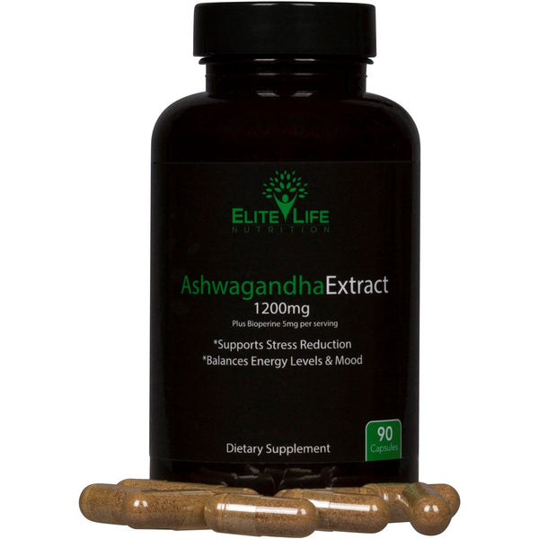 Pure Ashwagandha Extract 1200mg - With Bioperine 5mg