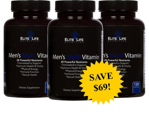 (3) Pack of Men's Multi Vitamins